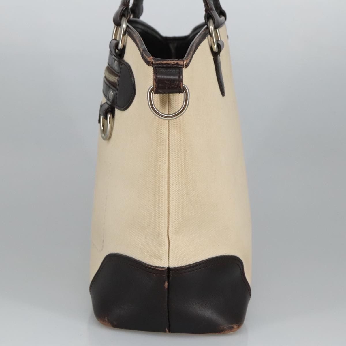 Beige Canvas Tote Bag (Pre-Owned)