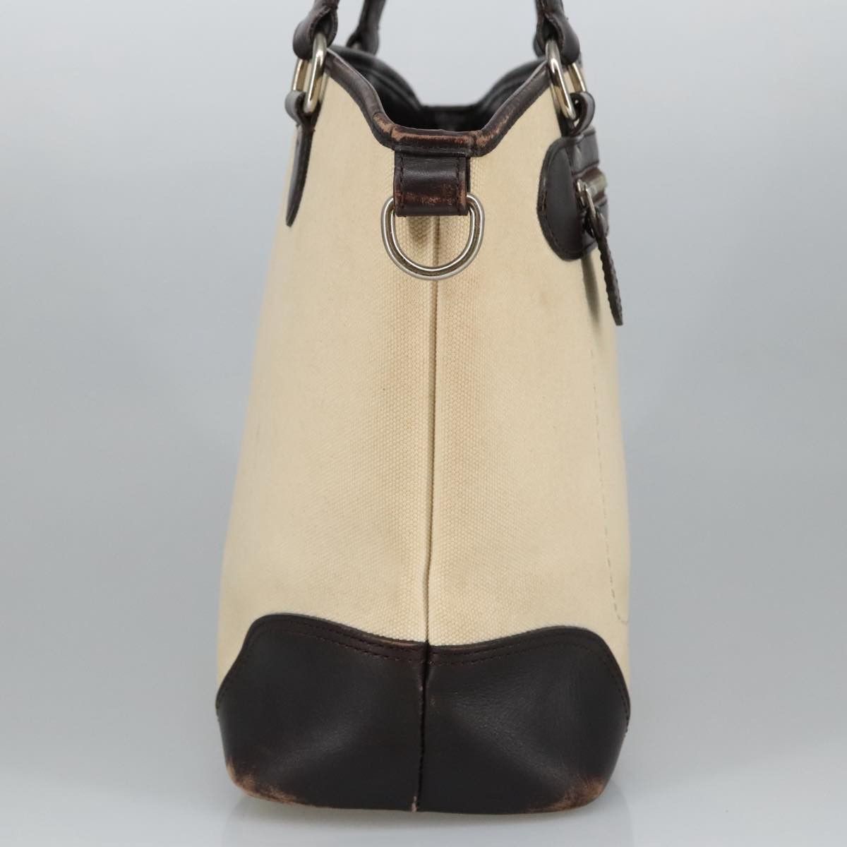 Beige Canvas Tote Bag (Pre-Owned)
