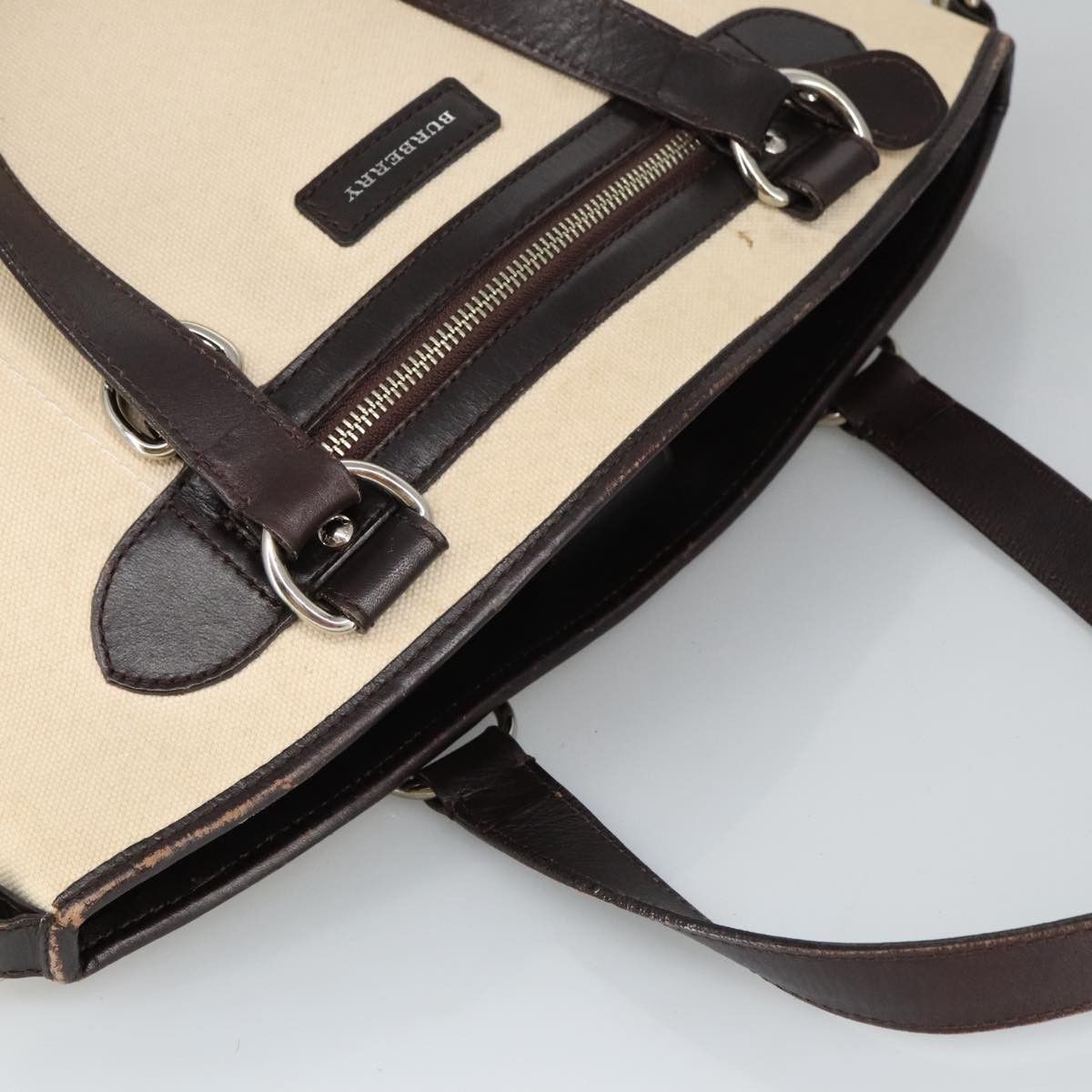 Beige Canvas Tote Bag (Pre-Owned)