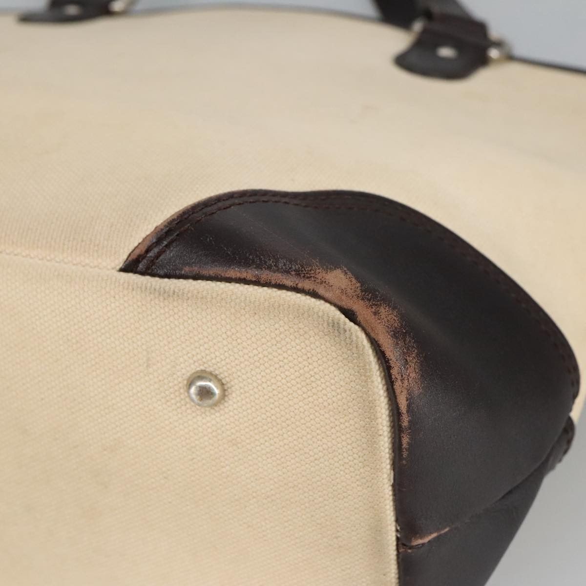 Beige Canvas Tote Bag (Pre-Owned)