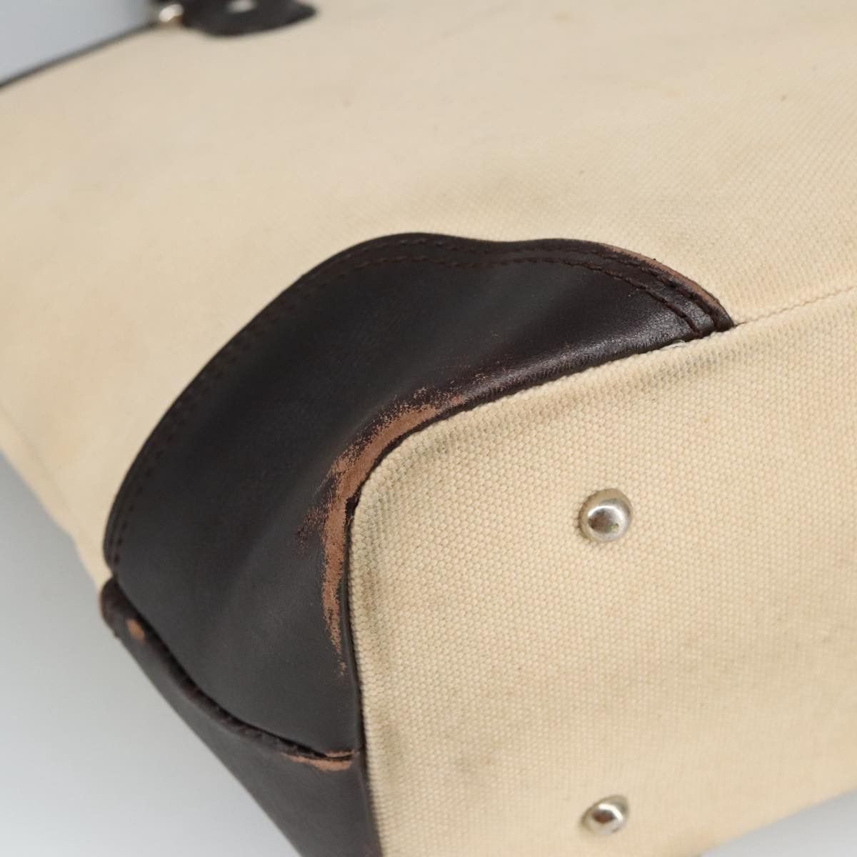 Beige Canvas Tote Bag (Pre-Owned)
