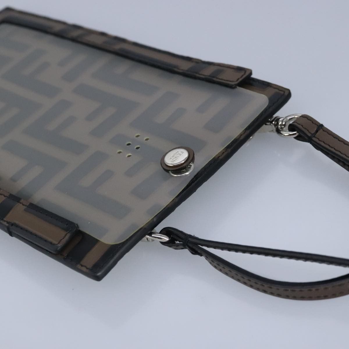Fendi Zucca Brown Canvas Clutch Bag (Pre-Owned) Size ONE SIZE - 6 Thumbnail