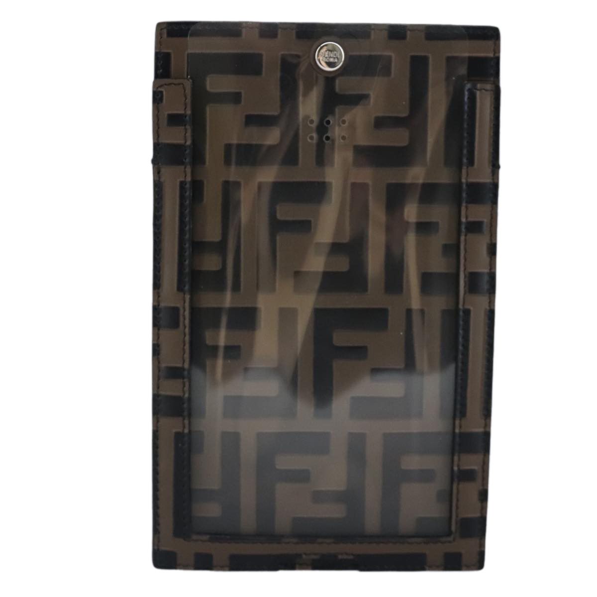 Fendi Zucca Brown Canvas Clutch Bag (Pre-Owned) Size ONE SIZE - 2 Thumbnail