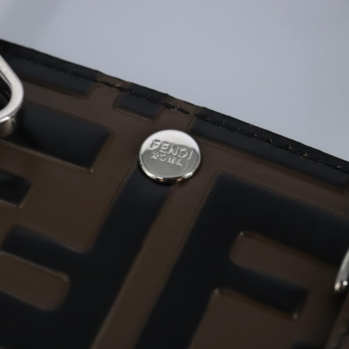 Fendi Zucca Brown Canvas Clutch Bag (Pre-Owned) Size ONE SIZE - 16 Thumbnail