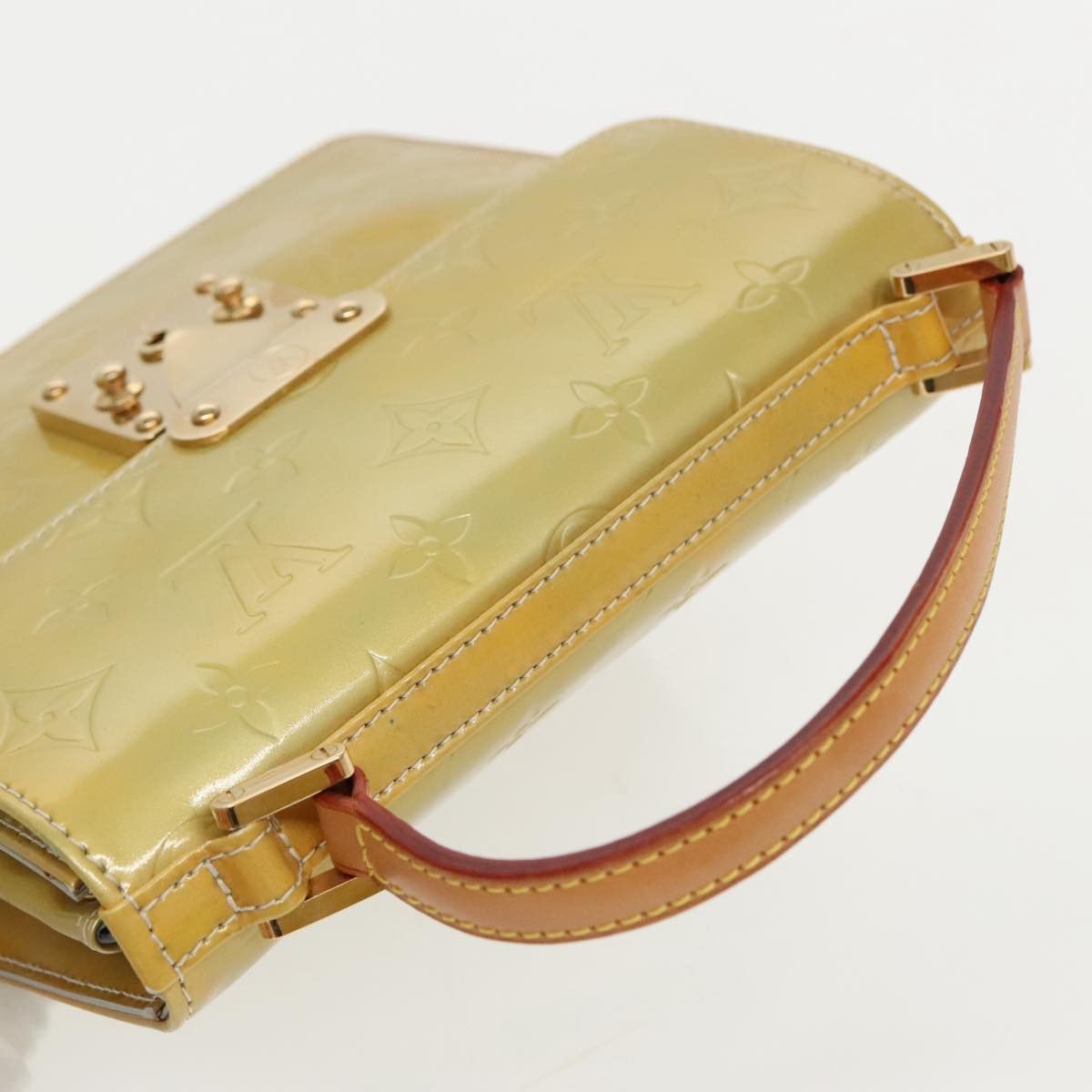 Louis Vuitton Spring Street Yellow Patent Leather Handbag (Pre-Owned) Size ONE SIZE - 5 Thumbnail