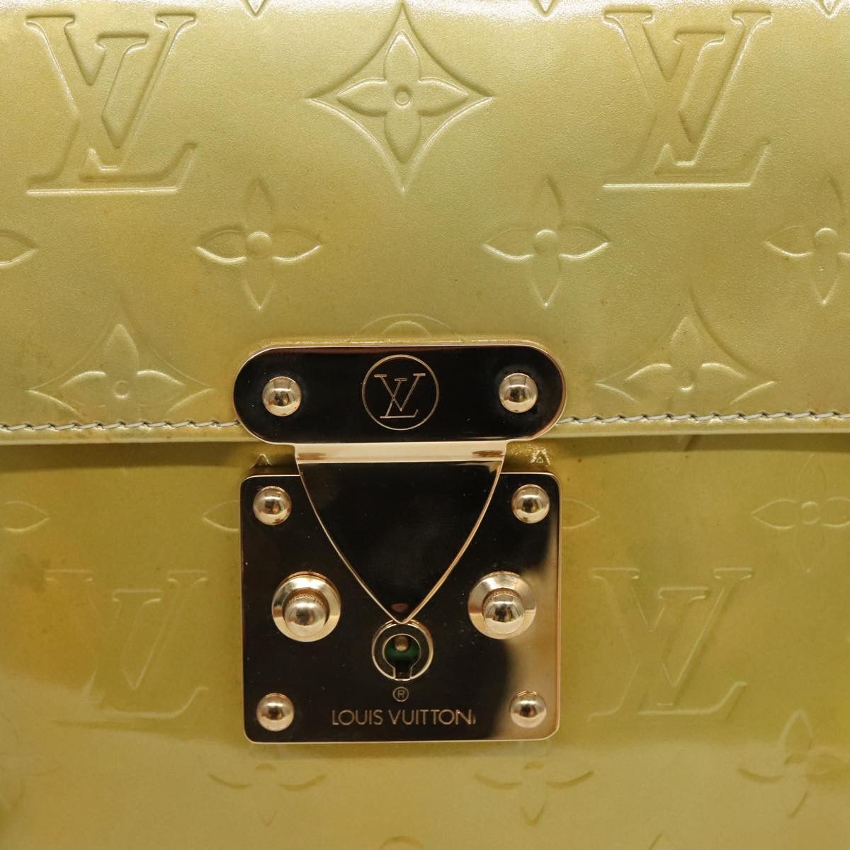 Louis Vuitton Spring Street Yellow Patent Leather Handbag (Pre-Owned) Size ONE SIZE - 12 Thumbnail