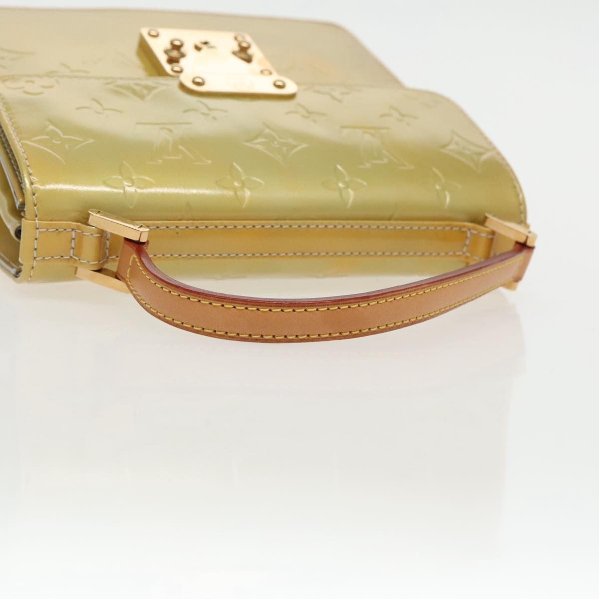 Louis Vuitton Spring Street Yellow Patent Leather Handbag (Pre-Owned) Size ONE SIZE - 10 Thumbnail