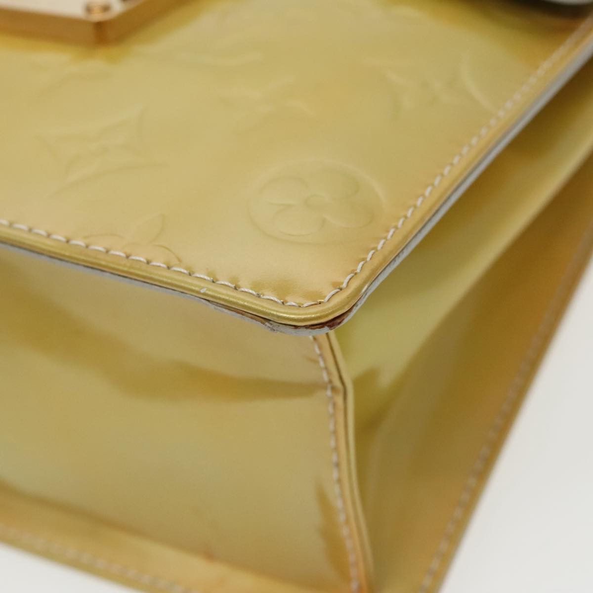 Louis Vuitton Spring Street Yellow Patent Leather Handbag (Pre-Owned) Size ONE SIZE - 6 Thumbnail