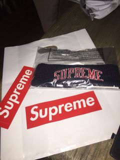 New Era Supreme Sequin Arc Logo Headband | Grailed