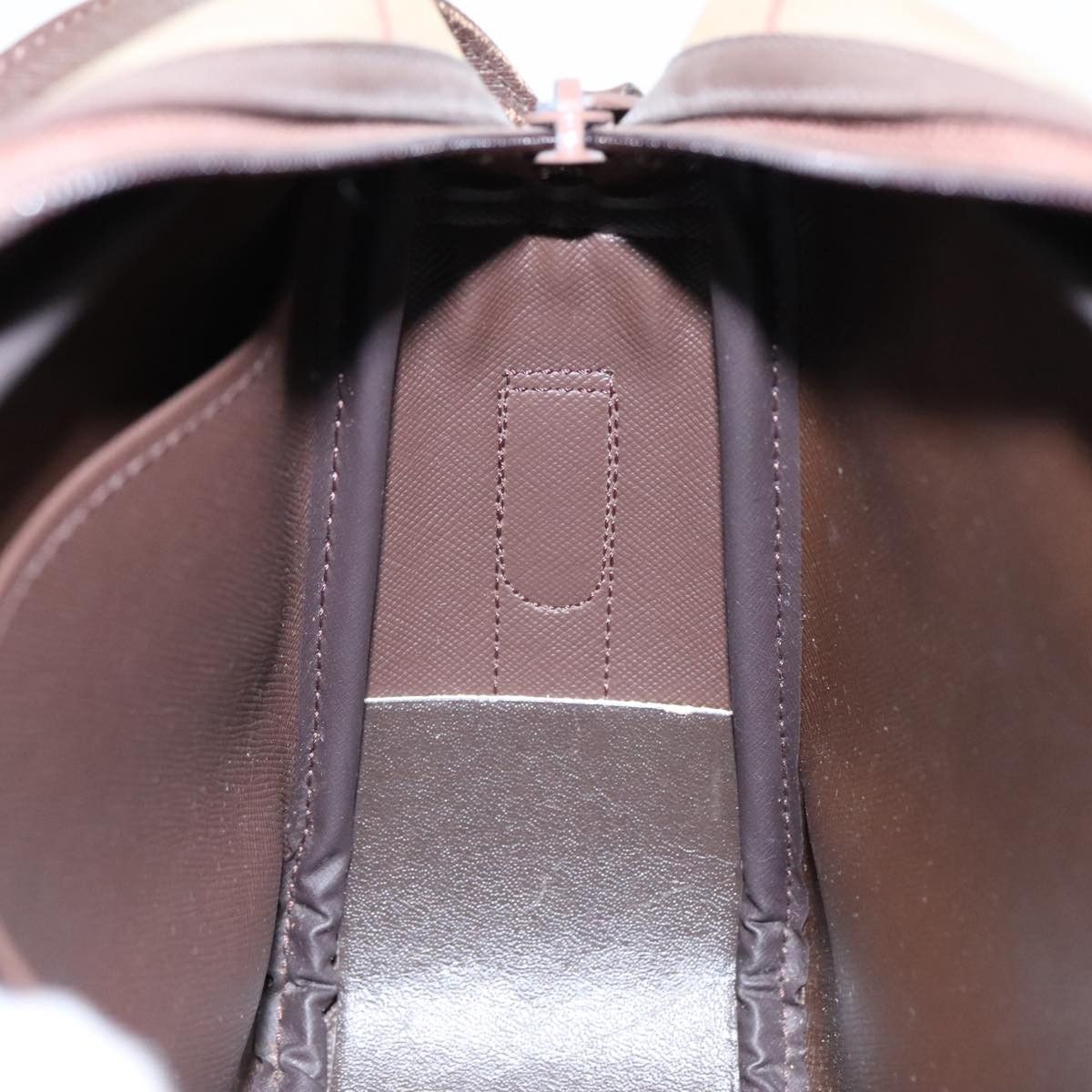 Burberry Check Link Brown Canvas Shoulder Bag (Pre-Owned) Size ONE SIZE - 17 Thumbnail