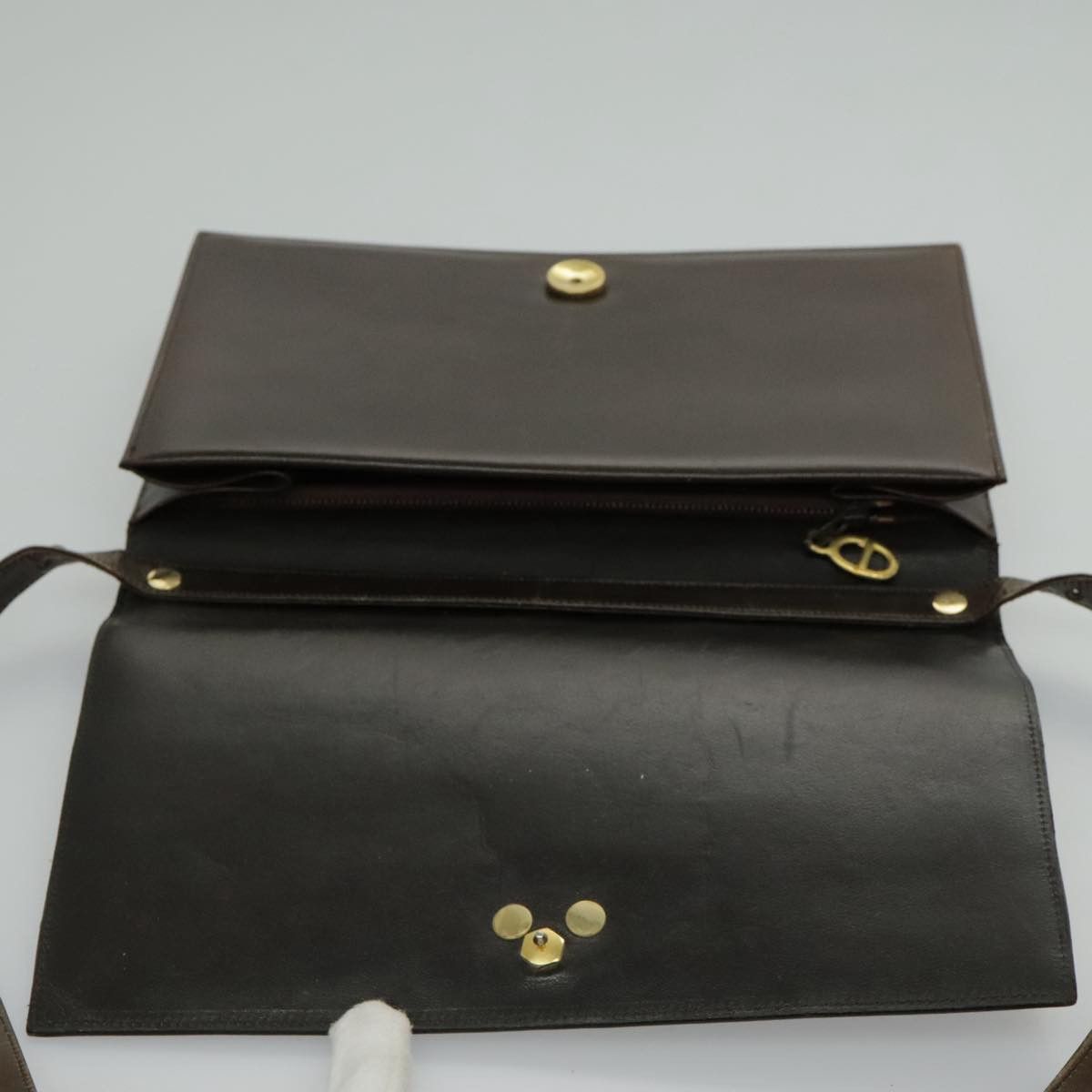 Dior Brown Leather Shoulder Bag (Pre-Owned) Size ONE SIZE - 10 Thumbnail