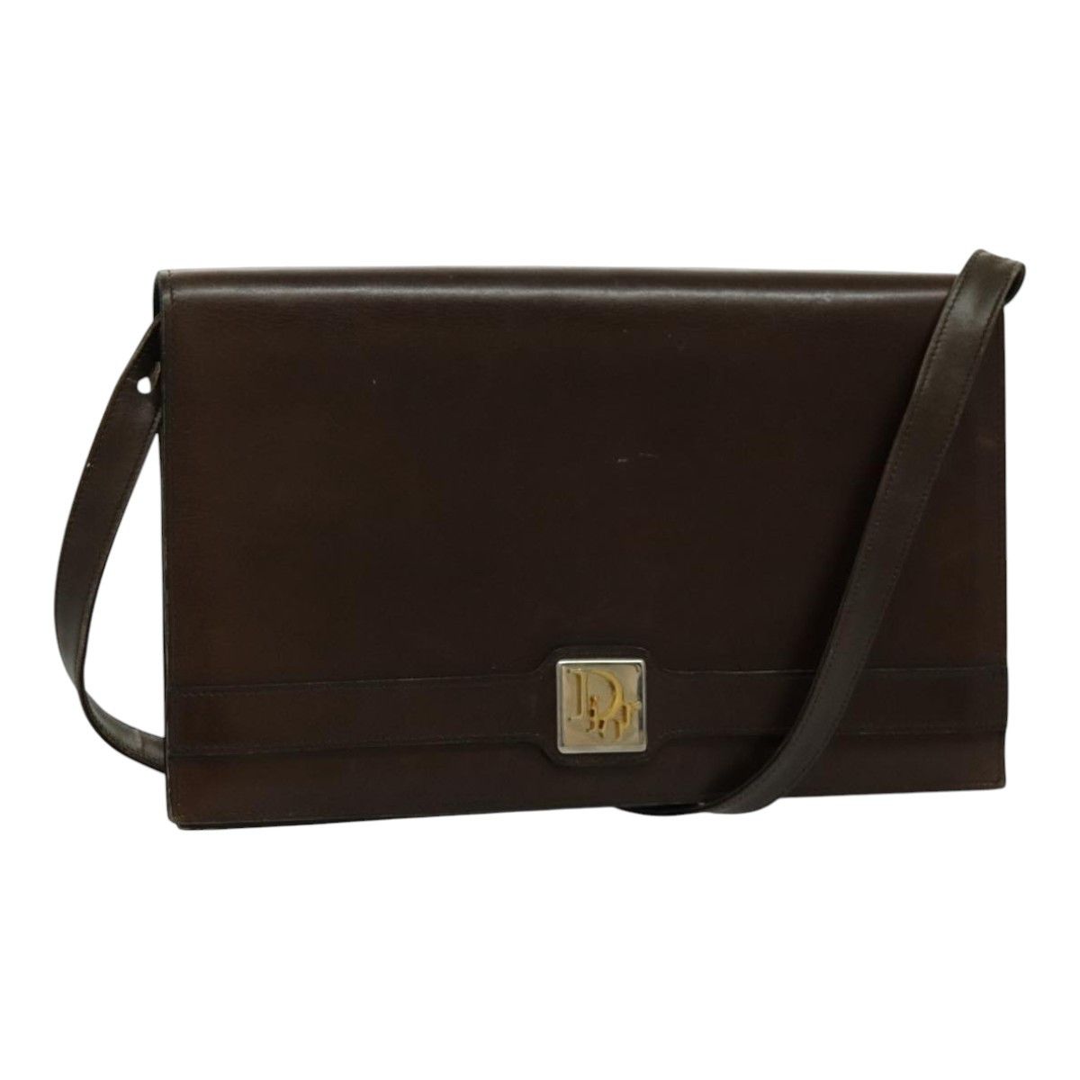 Dior Brown Leather Shoulder Bag (Pre-Owned) Size ONE SIZE - 16 Thumbnail