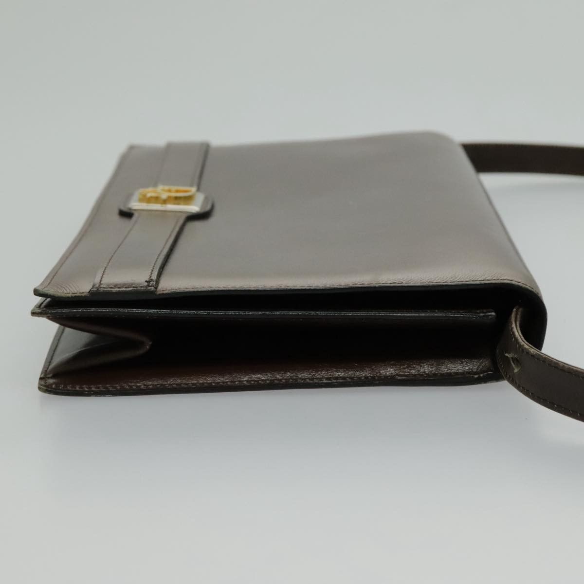 Dior Brown Leather Shoulder Bag (Pre-Owned) Size ONE SIZE - 4 Thumbnail