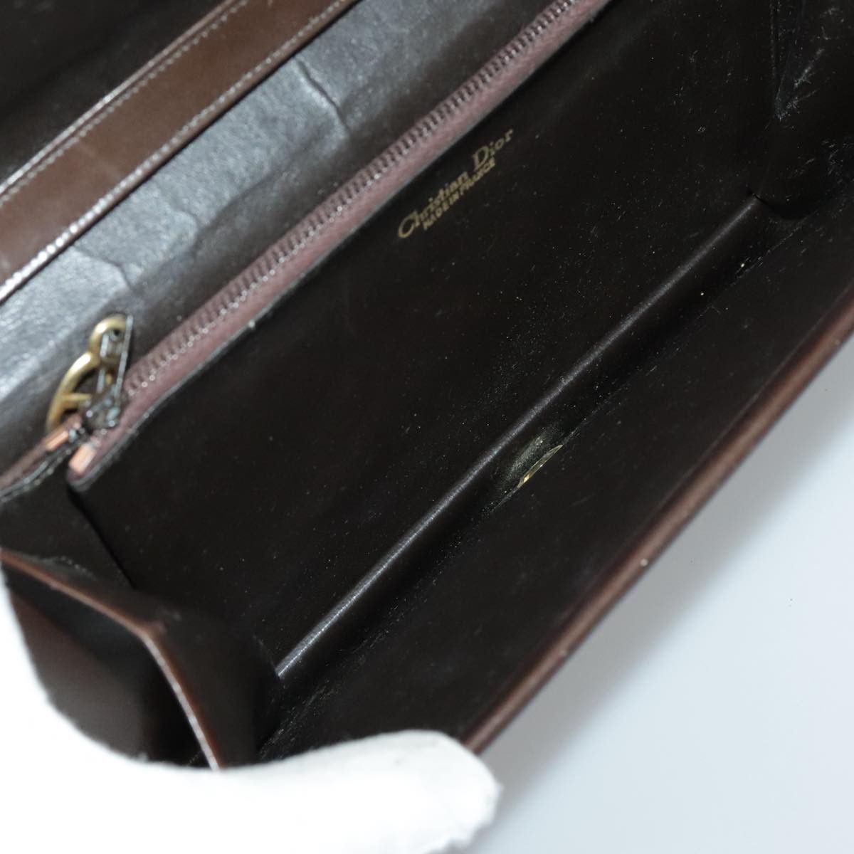 Dior Brown Leather Shoulder Bag (Pre-Owned) Size ONE SIZE - 11 Thumbnail