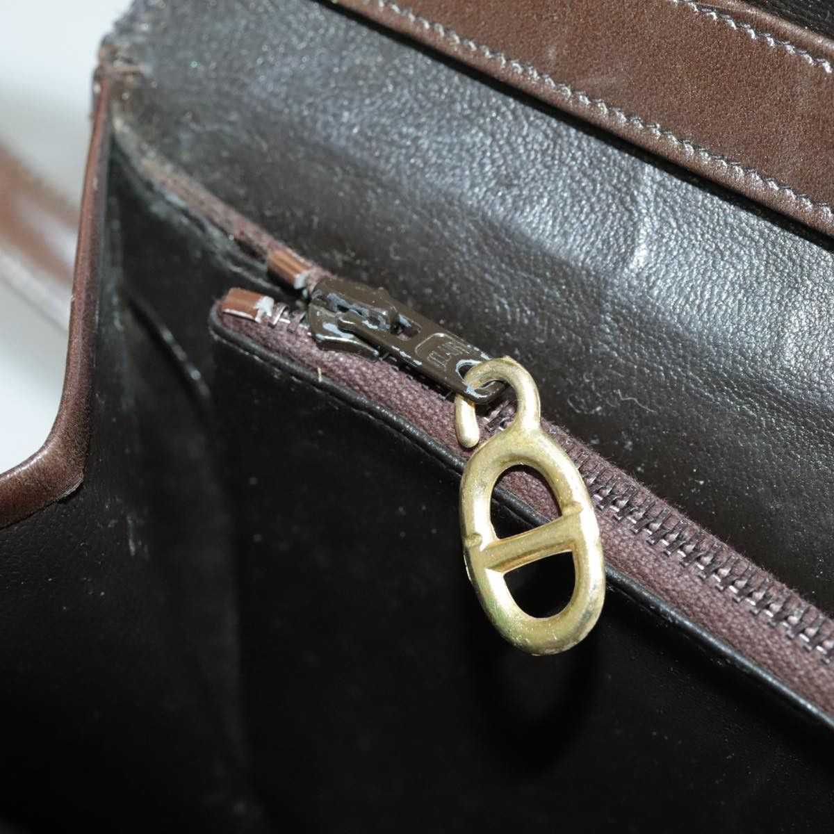 Dior Brown Leather Shoulder Bag (Pre-Owned) Size ONE SIZE - 12 Thumbnail