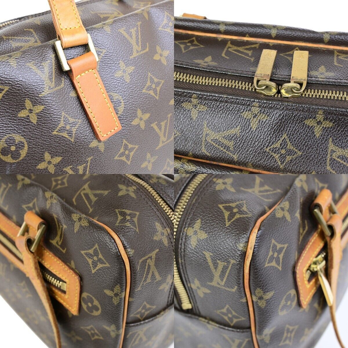 Louis Vuitton Cite Brown Canvas Shoulder Bag (Pre-Owned) Size ONE SIZE - 9 Thumbnail