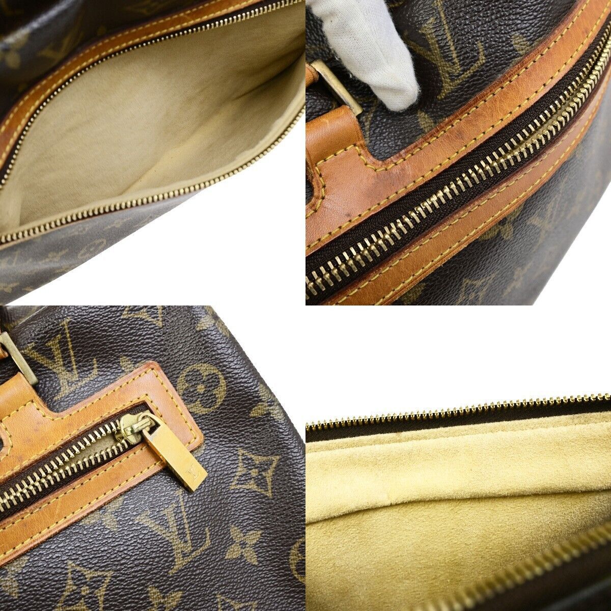 Louis Vuitton Cite Brown Canvas Shoulder Bag (Pre-Owned) Size ONE SIZE - 16 Thumbnail