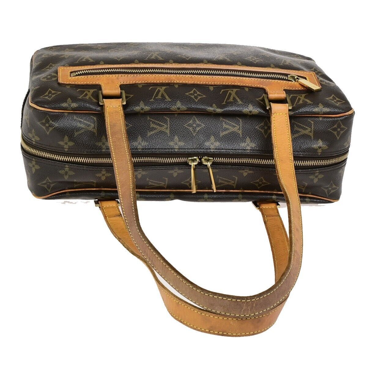 Louis Vuitton Cite Brown Canvas Shoulder Bag (Pre-Owned) Size ONE SIZE - 5 Thumbnail