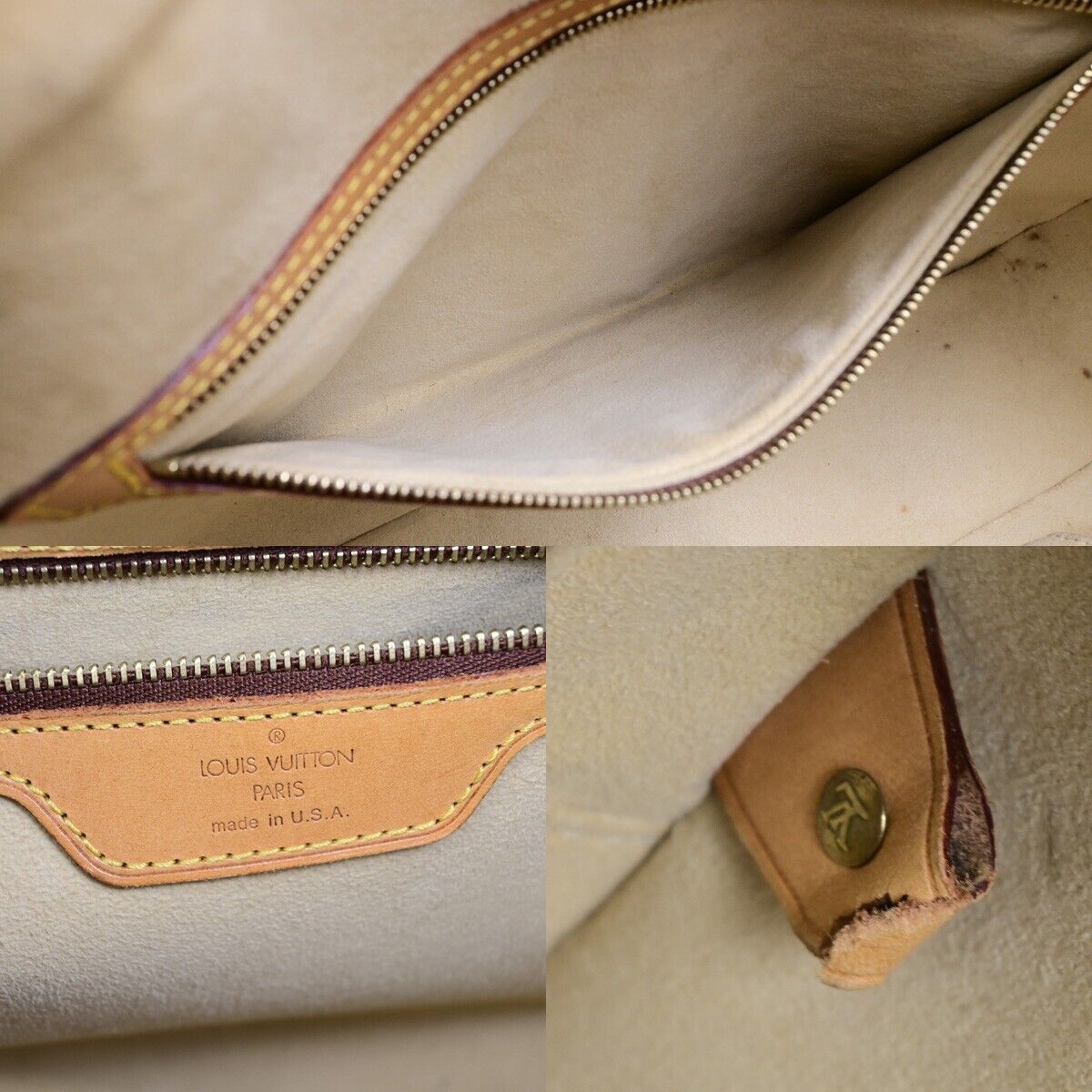 Louis Vuitton Cite Brown Canvas Shoulder Bag (Pre-Owned) Size ONE SIZE - 12 Thumbnail
