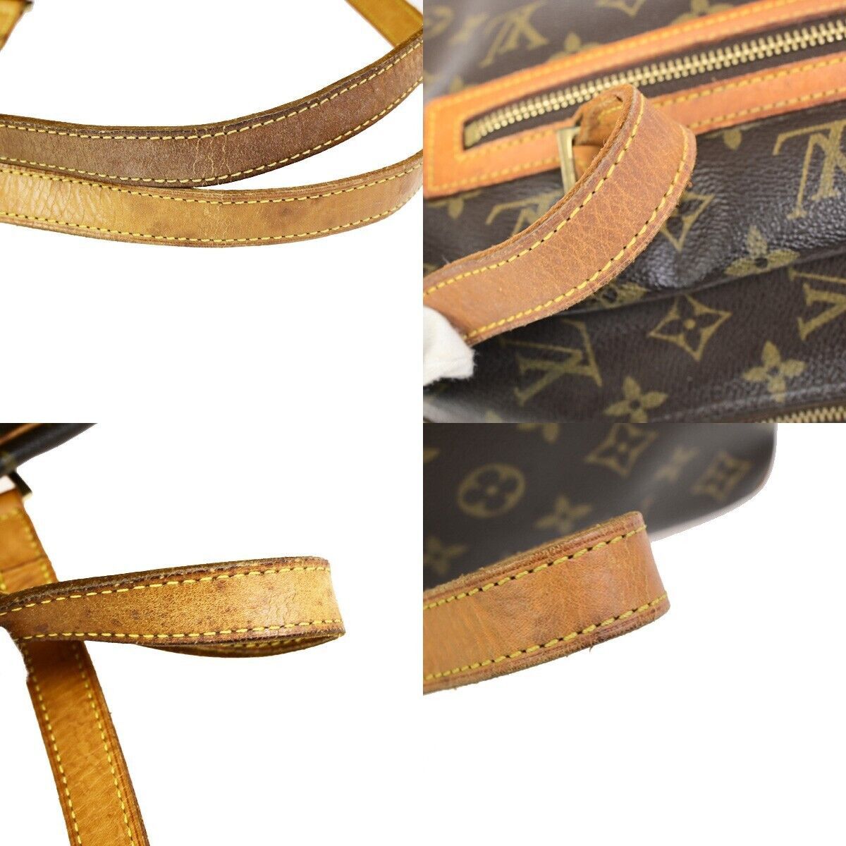 Louis Vuitton Cite Brown Canvas Shoulder Bag (Pre-Owned) Size ONE SIZE - 8 Thumbnail