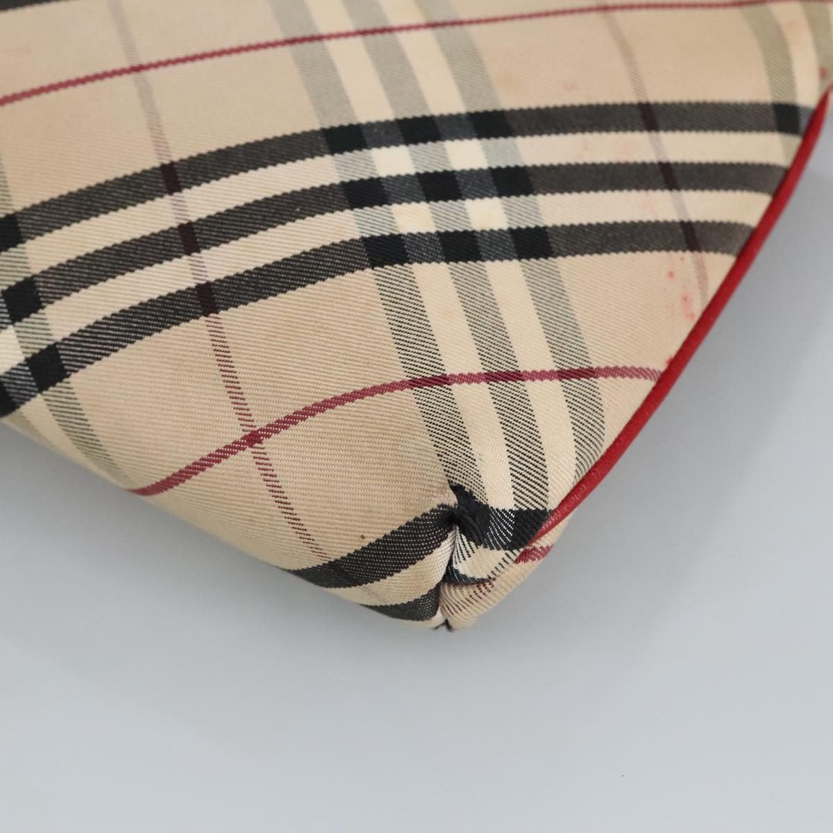 Burberry Nova Check Beige Canvas Clutch Bag (Pre-Owned) Size ONE SIZE - 7 Thumbnail