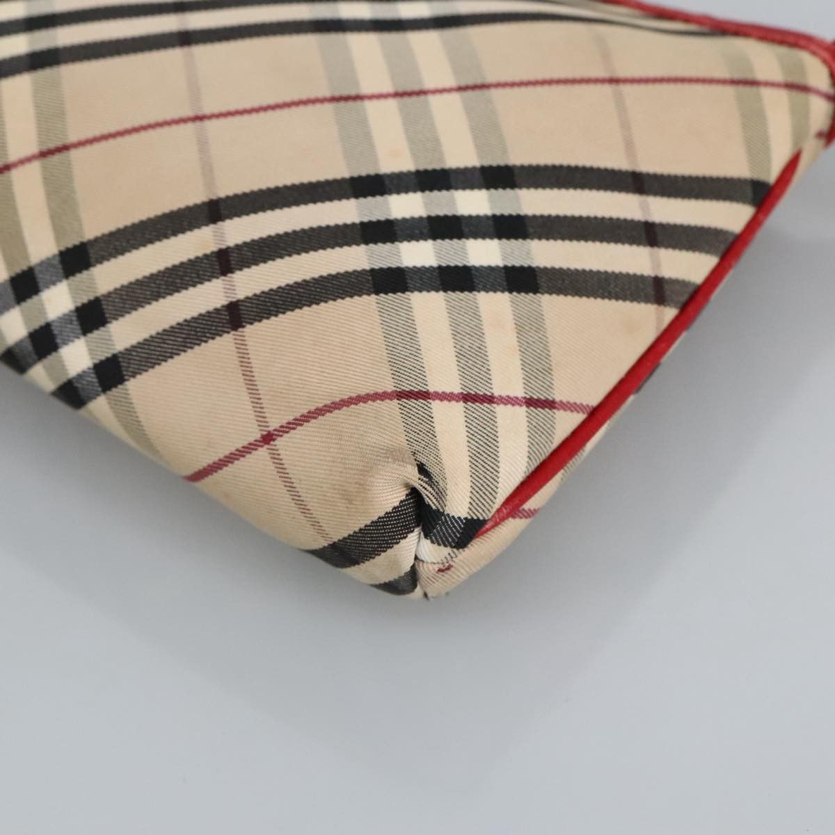 Burberry Nova Check Beige Canvas Clutch Bag (Pre-Owned) Size ONE SIZE - 6 Thumbnail