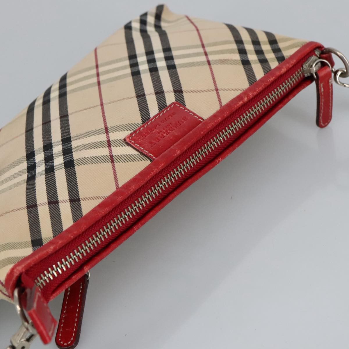 Burberry Nova Check Beige Canvas Clutch Bag (Pre-Owned) Size ONE SIZE - 11 Thumbnail