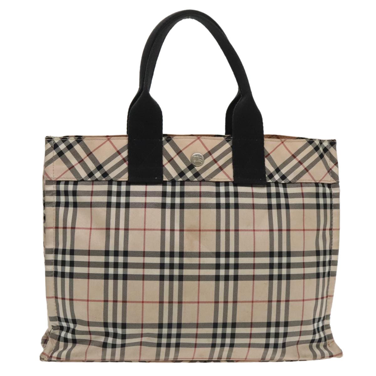 Burberry Nova Check Beige Synthetic Handbag (Pre-Owned) Size ONE SIZE - 2 Thumbnail