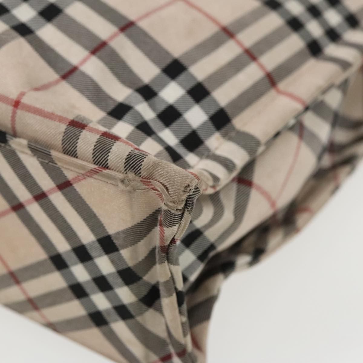Burberry Nova Check Beige Synthetic Handbag (Pre-Owned) Size ONE SIZE - 12 Thumbnail
