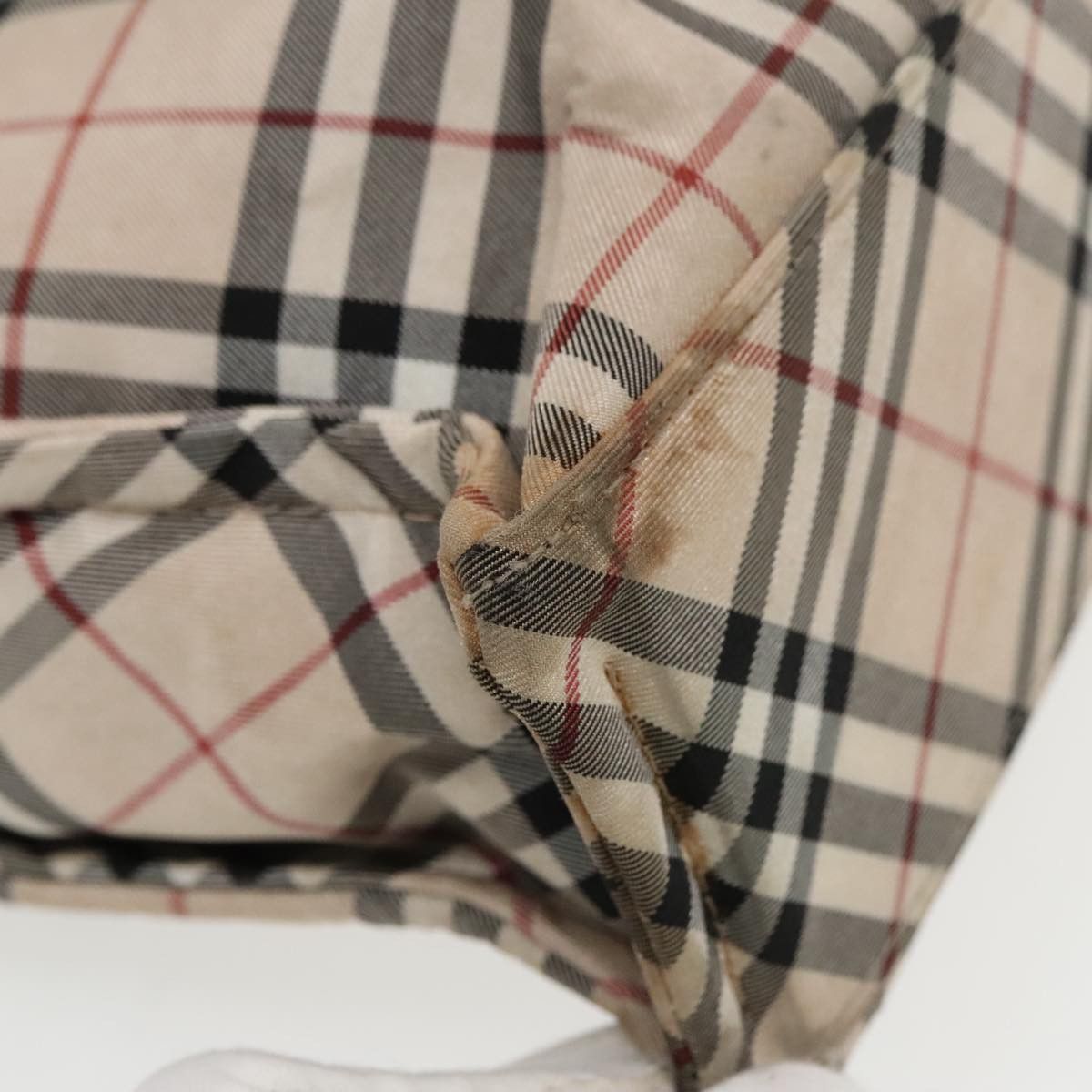 Burberry Nova Check Beige Synthetic Handbag (Pre-Owned) Size ONE SIZE - 13 Thumbnail