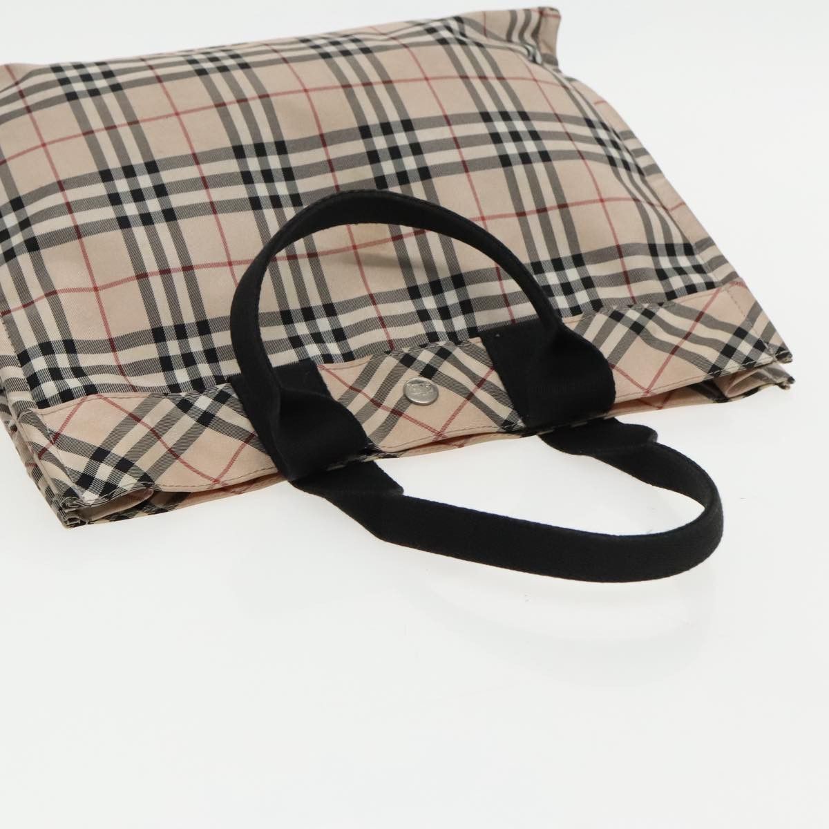 Burberry Nova Check Beige Synthetic Handbag (Pre-Owned) Size ONE SIZE - 6 Thumbnail