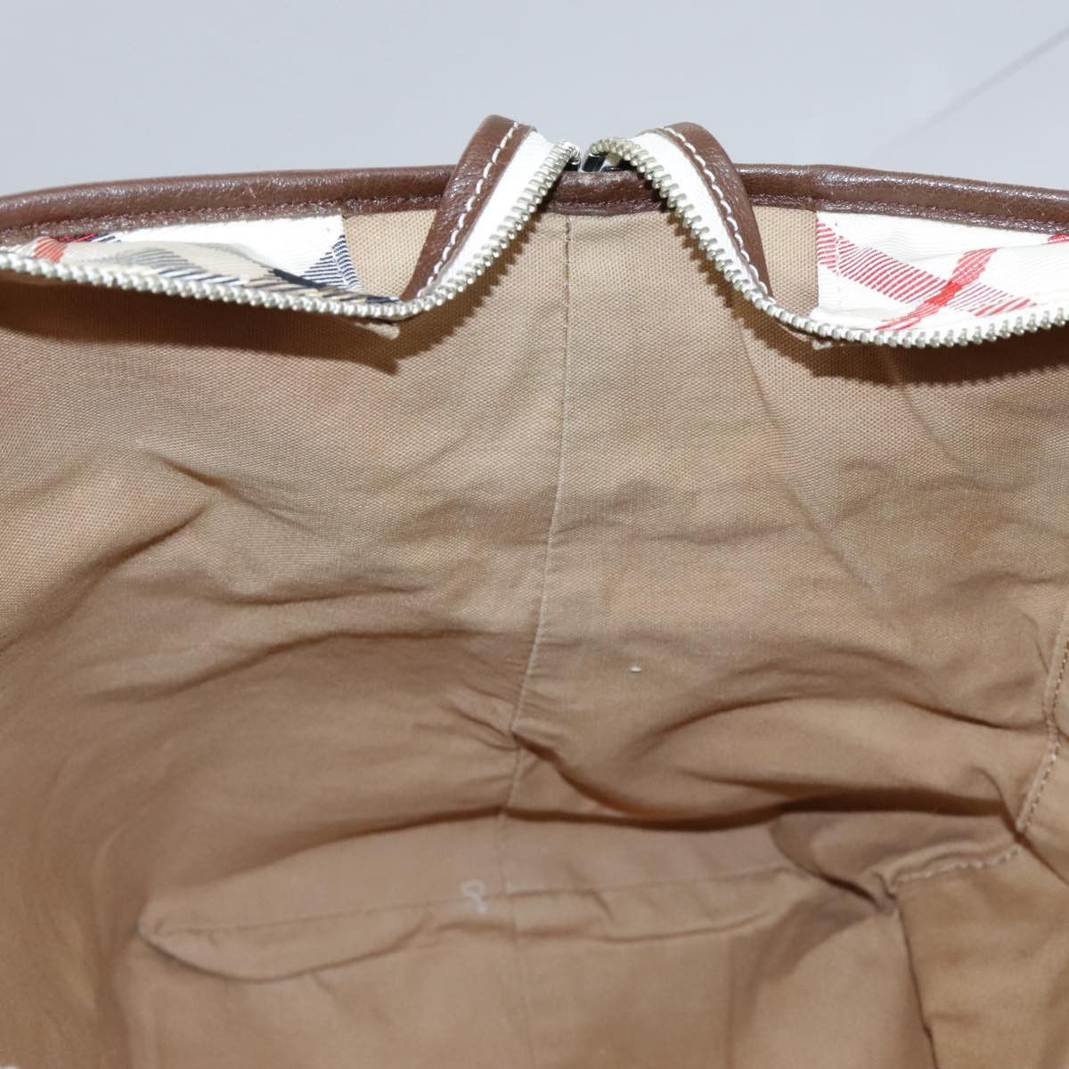 Burberry Nova Check Beige Synthetic Tote Bag (Pre-Owned) Size ONE SIZE - 19 Thumbnail