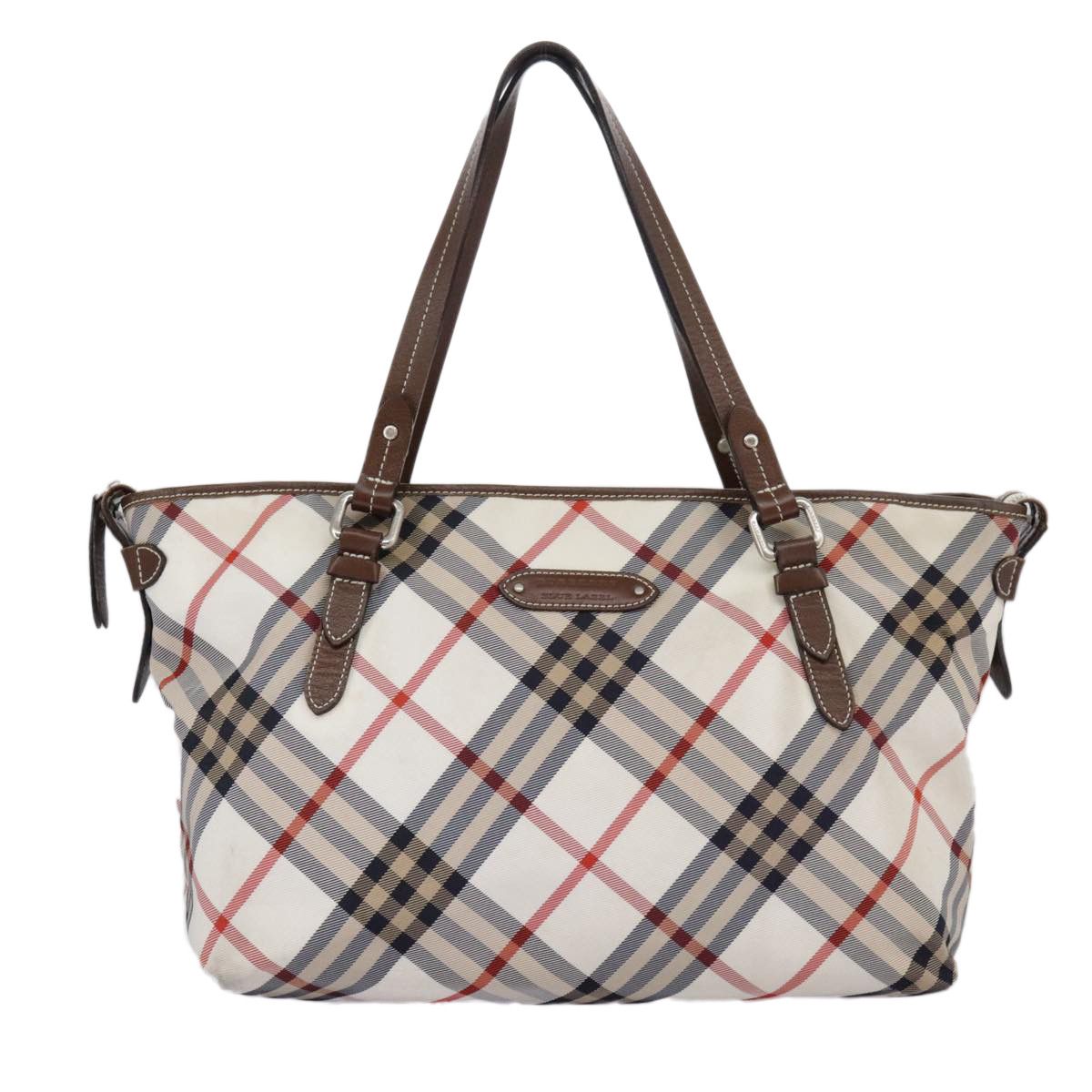 Burberry Nova Check Beige Synthetic Tote Bag (Pre-Owned) Size ONE SIZE - 2 Thumbnail