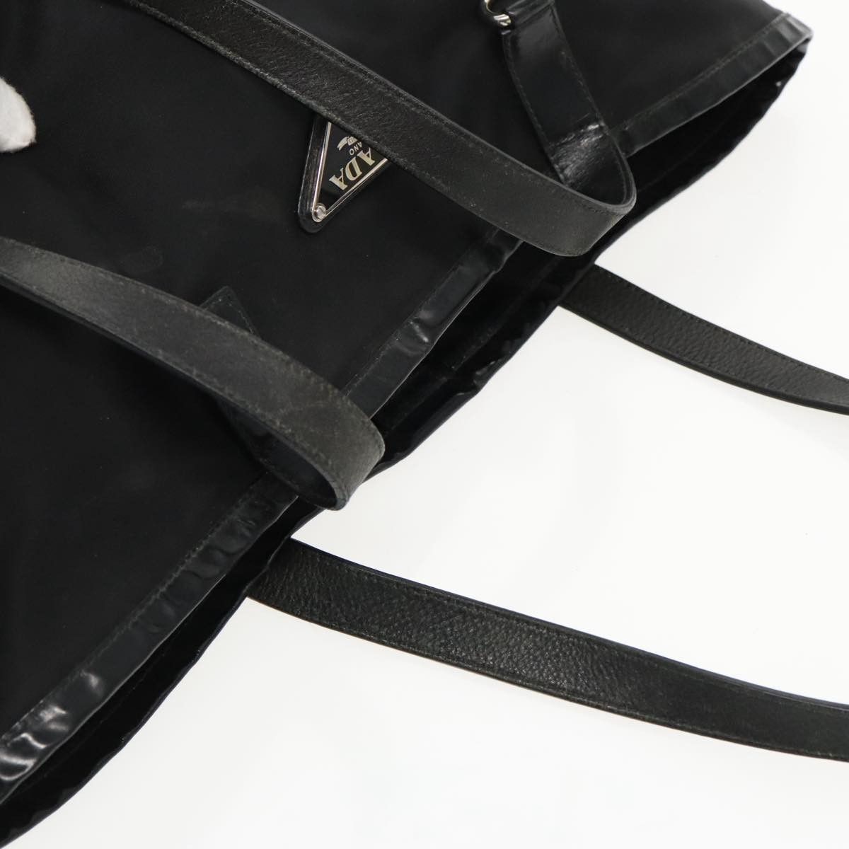 Prada Tessuto Black Synthetic Tote Bag (Pre-Owned) Size ONE SIZE - 14 Thumbnail