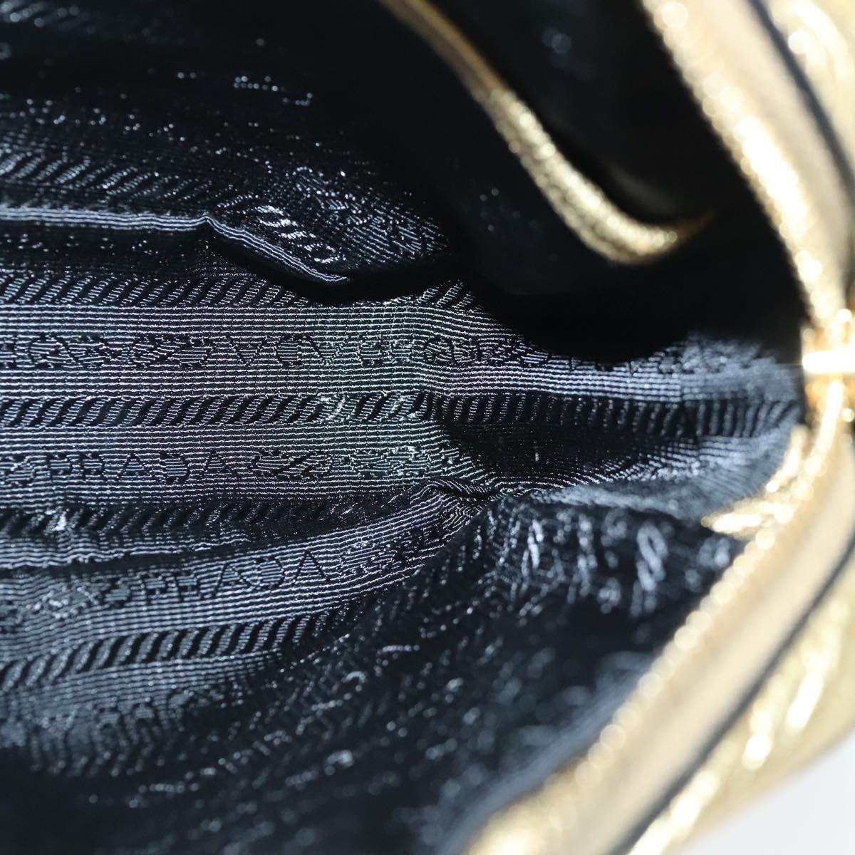 Prada Gold Leather Shoulder Bag (Pre-Owned) Size ONE SIZE - 19 Thumbnail