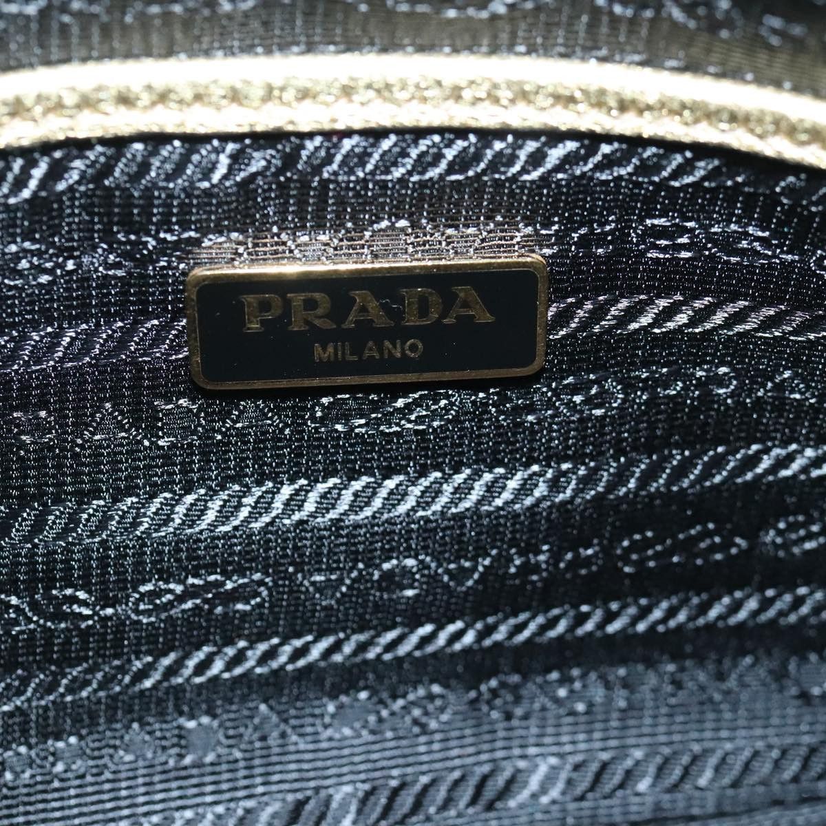Prada Gold Leather Shoulder Bag (Pre-Owned) Size ONE SIZE - 12 Thumbnail