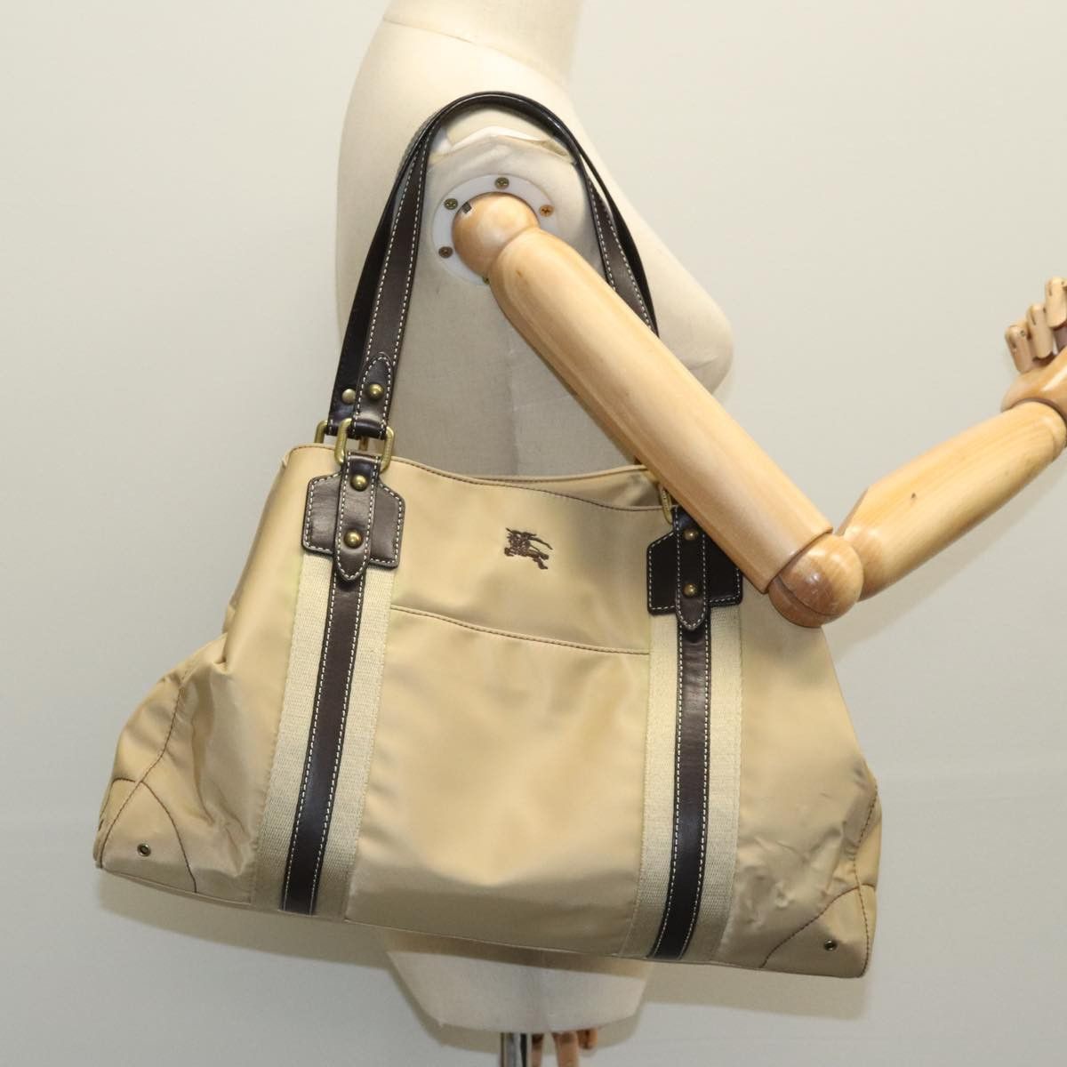 Burberry Blue Label Beige Synthetic Tote Bag (Pre-Owned) Size ONE SIZE - 15 Thumbnail
