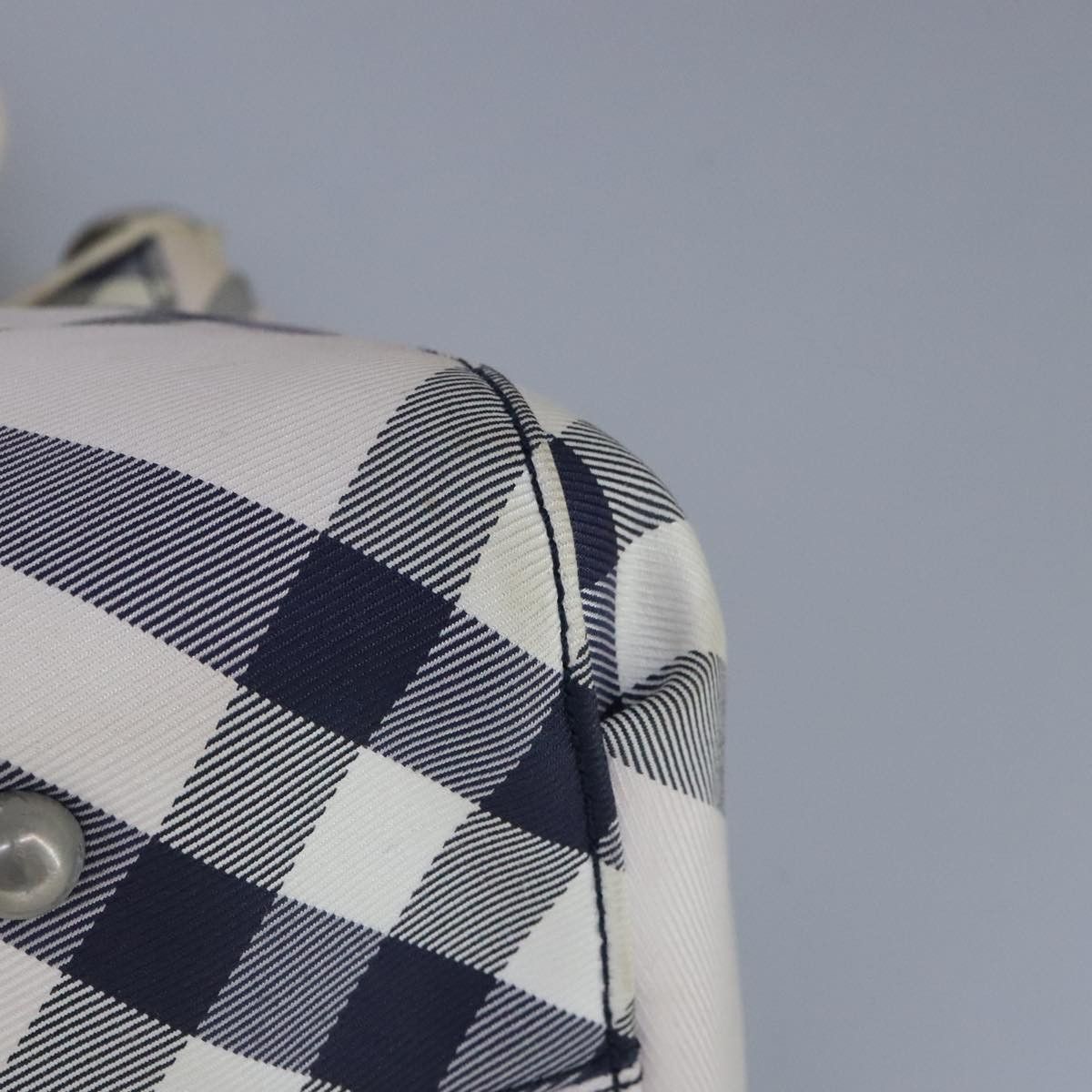 Burberry Nova Check White Canvas Tote Bag (Pre-Owned) Size ONE SIZE - 17 Thumbnail