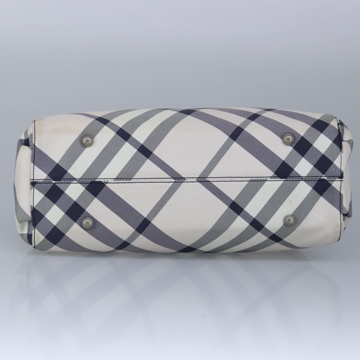 Burberry Nova Check White Canvas Tote Bag (Pre-Owned) Size ONE SIZE - 5 Thumbnail