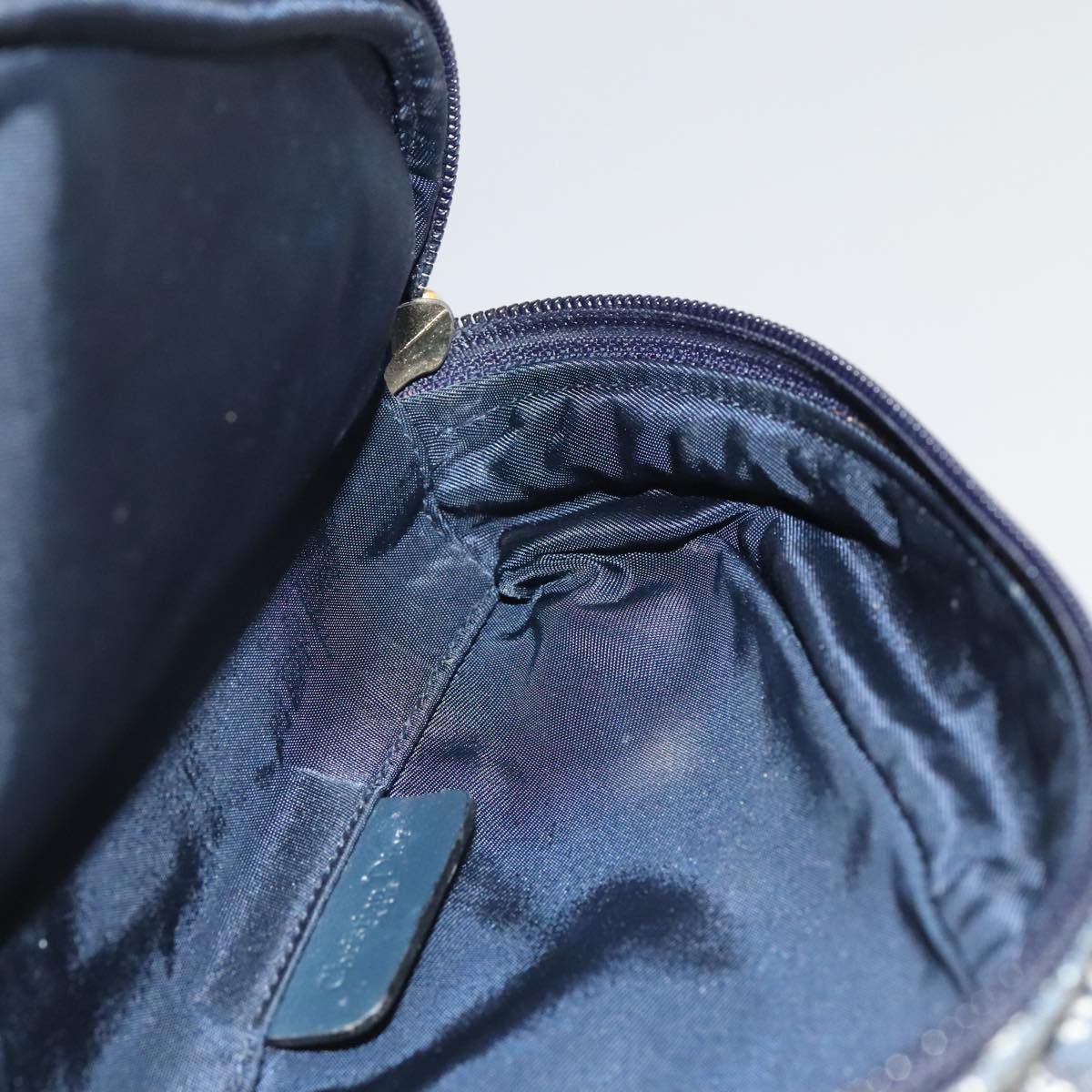 Dior Saddle Navy Canvas Clutch Bag (Pre-Owned) Size ONE SIZE - 5 Thumbnail