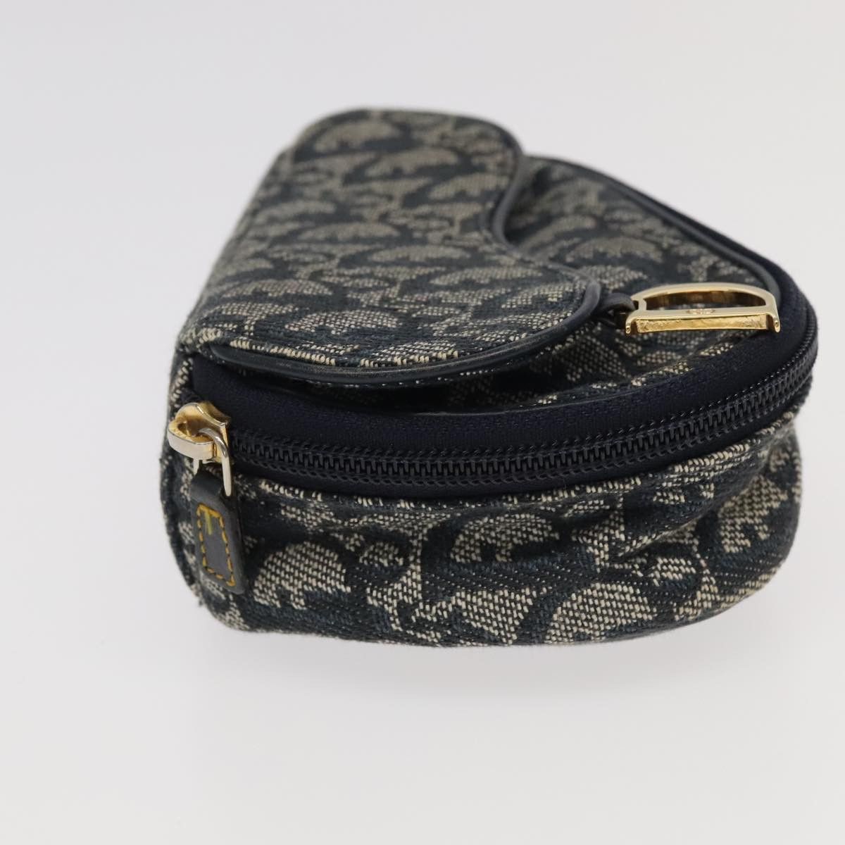 Dior Saddle Navy Canvas Clutch Bag (Pre-Owned) Size ONE SIZE - 3 Thumbnail