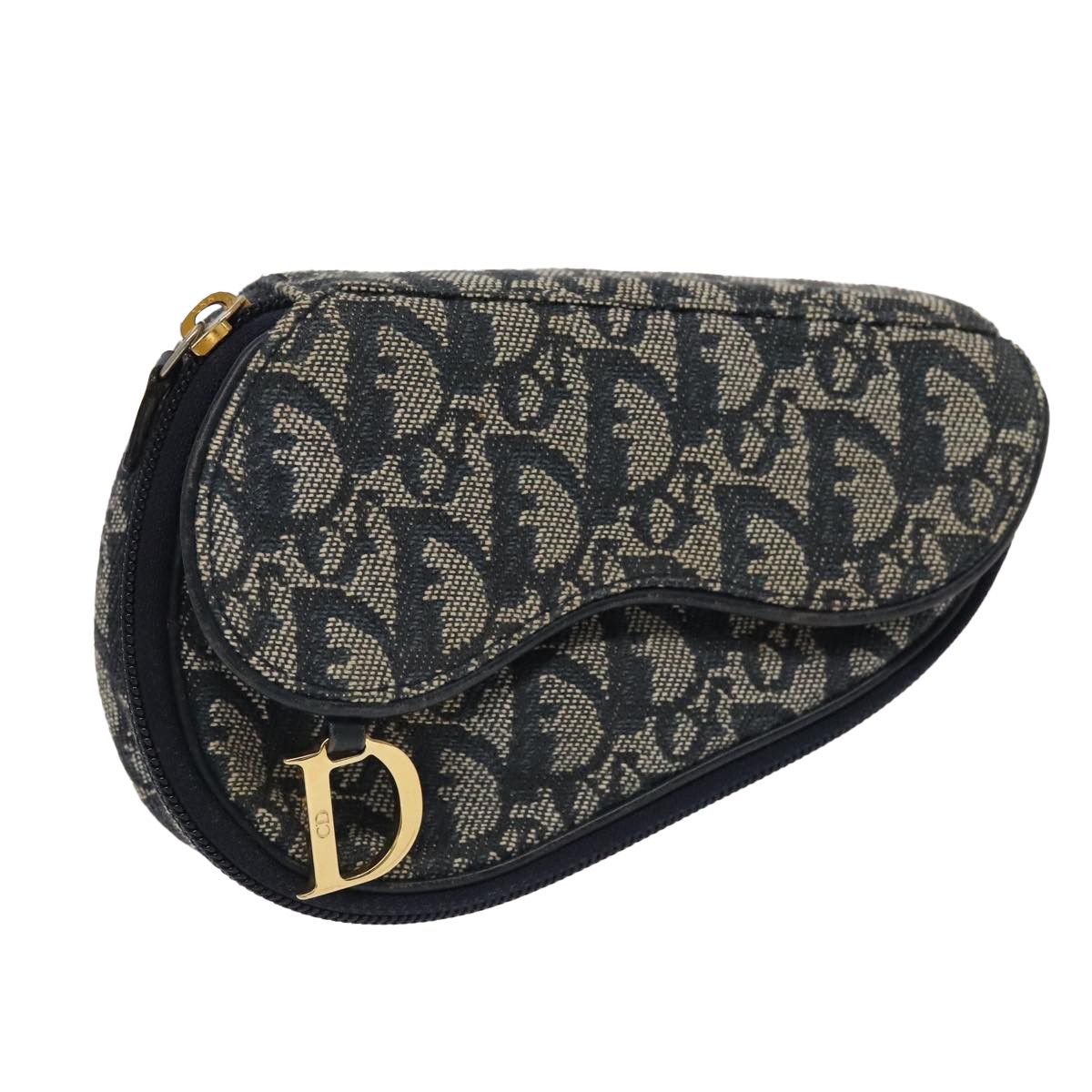 Dior Saddle Navy Canvas Clutch Bag (Pre-Owned) Size ONE SIZE - 20 Thumbnail