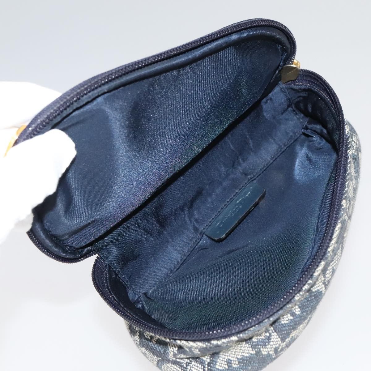 Dior Saddle Navy Canvas Clutch Bag (Pre-Owned) Size ONE SIZE - 7 Thumbnail