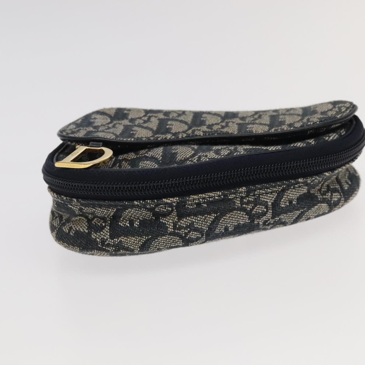 Dior Saddle Navy Canvas Clutch Bag (Pre-Owned) Size ONE SIZE - 11 Thumbnail
