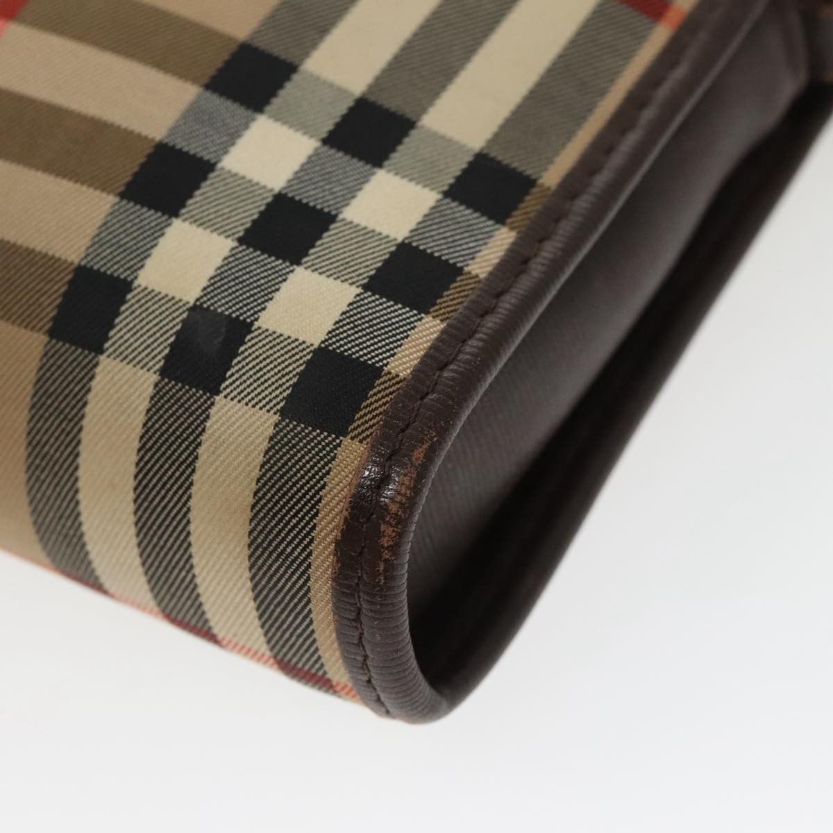 Burberry Nova Check Beige Canvas Clutch Bag (Pre-Owned) Size ONE SIZE - 7 Thumbnail