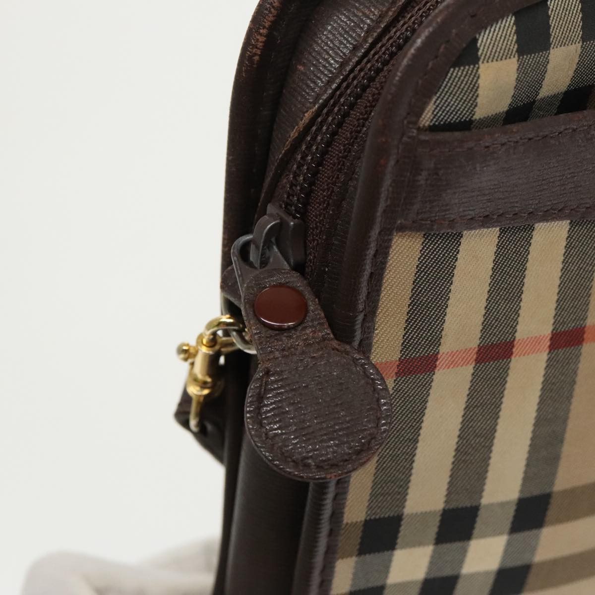Burberry Nova Check Beige Canvas Clutch Bag (Pre-Owned) Size ONE SIZE - 16 Thumbnail
