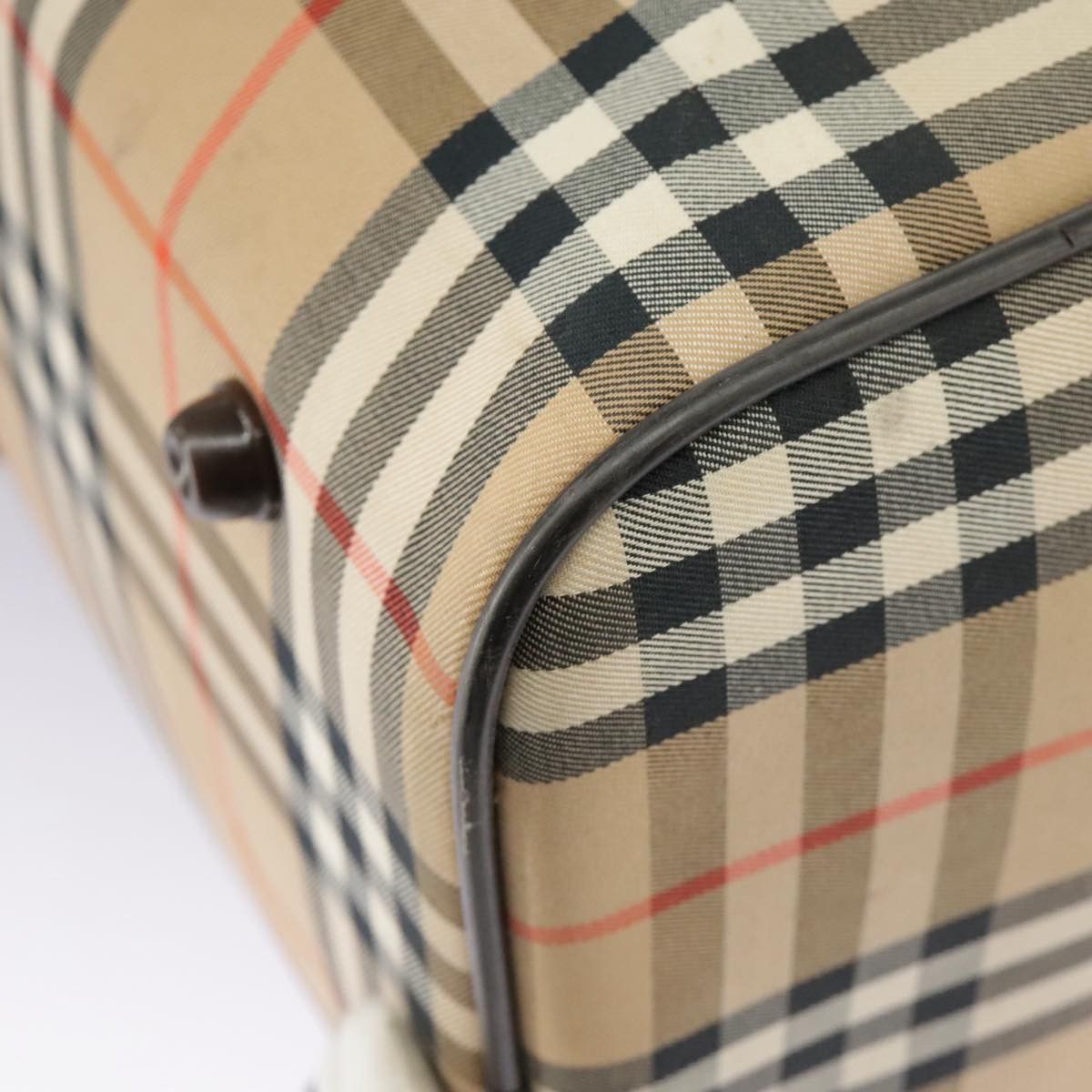 Burberry Nova Check Beige Canvas Travel Bag (Pre-Owned) Size ONE SIZE - 9 Thumbnail