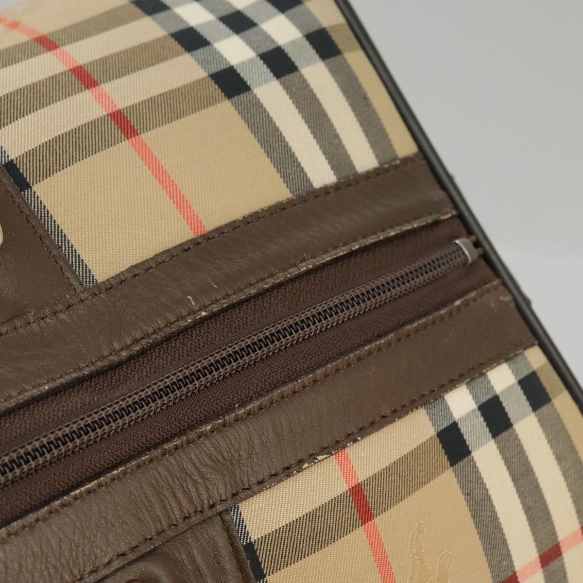 Burberry Nova Check Beige Canvas Travel Bag (Pre-Owned) Size ONE SIZE - 20 Thumbnail