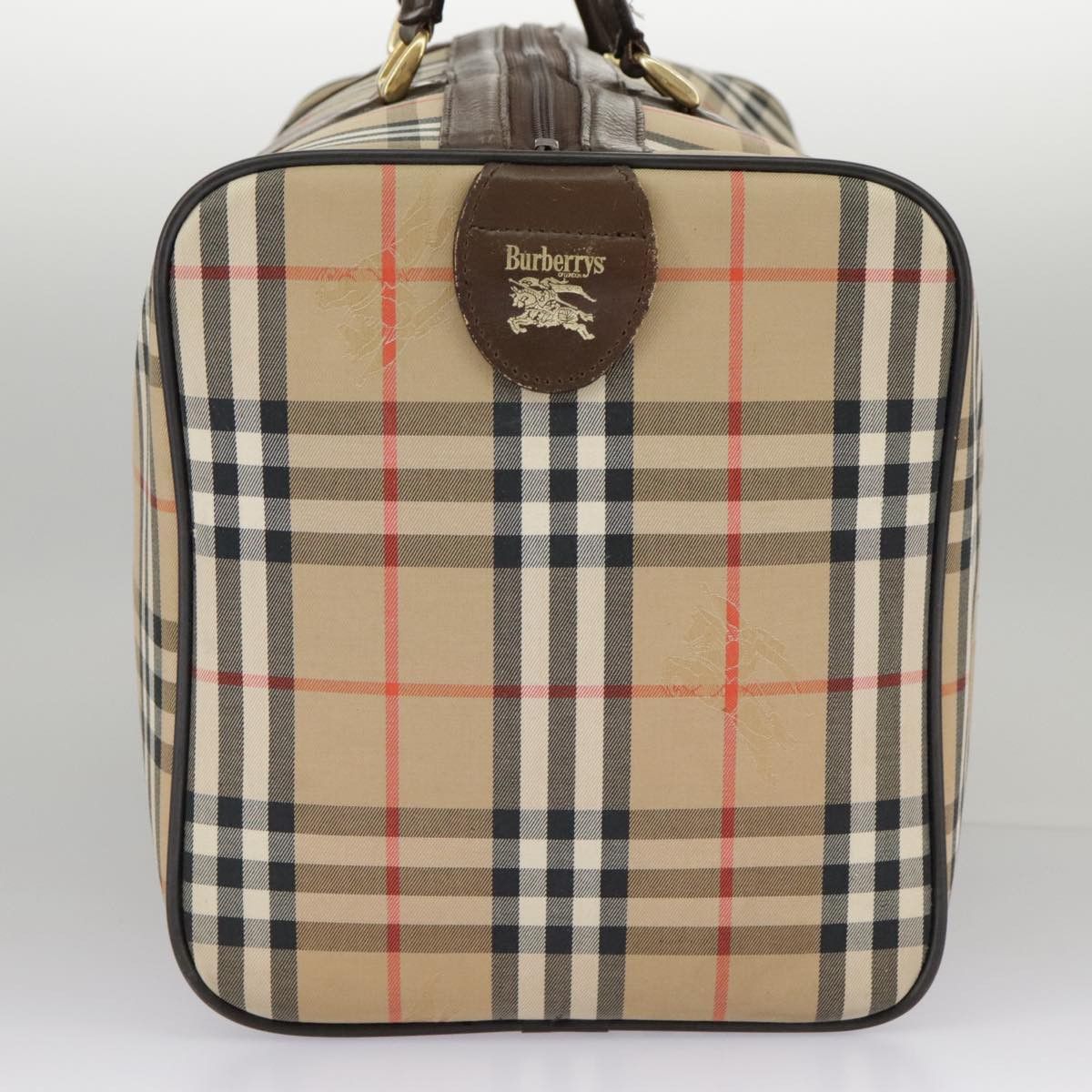 Burberry Nova Check Beige Canvas Travel Bag (Pre-Owned) Size ONE SIZE - 3 Thumbnail