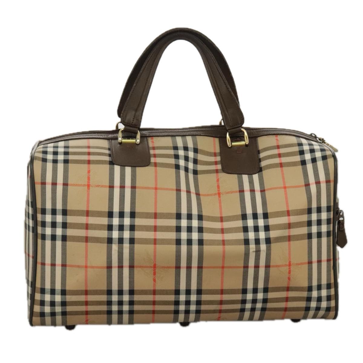 Burberry Nova Check Beige Canvas Travel Bag (Pre-Owned) Size ONE SIZE - 2 Thumbnail